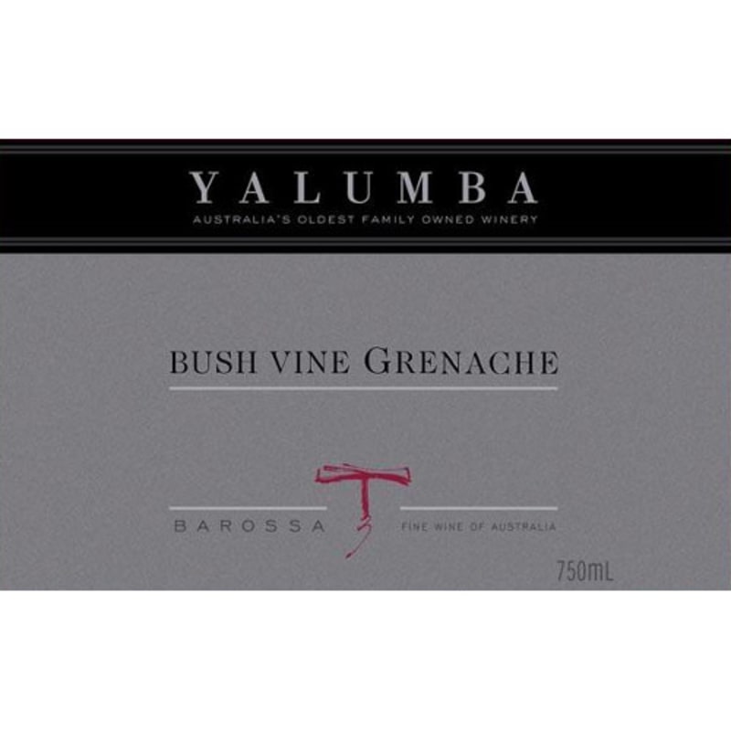 Yalumba Old Bush Vine Grenache 2007 Front Label