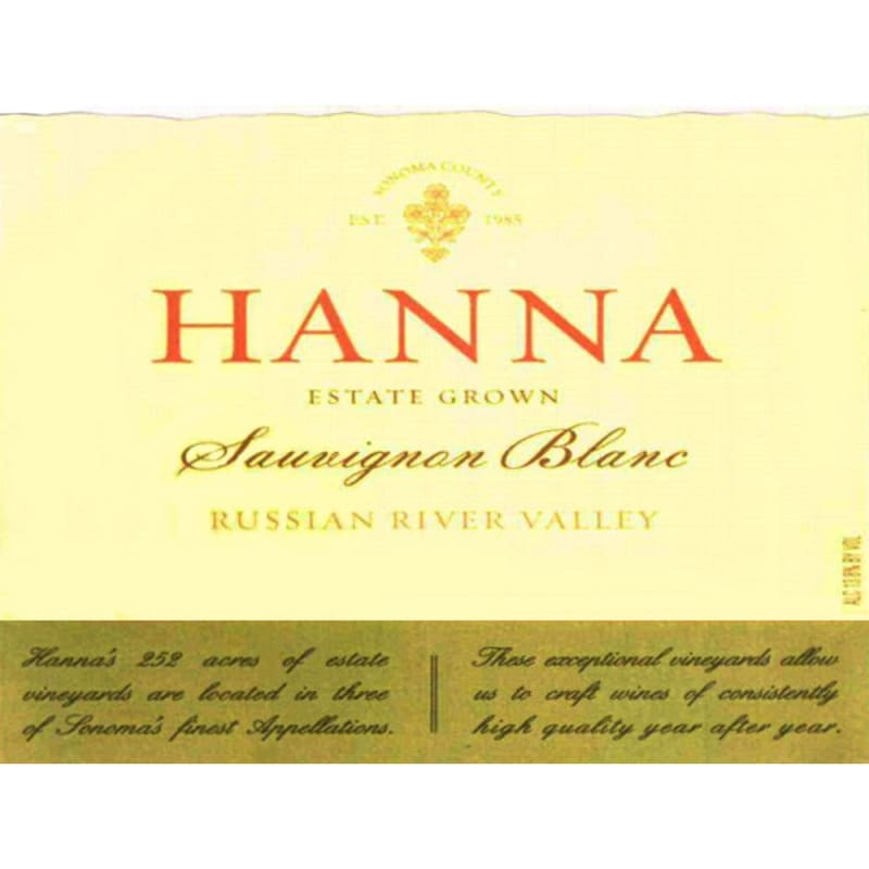 Hanna Sauvignon Blanc 2008 Front Label