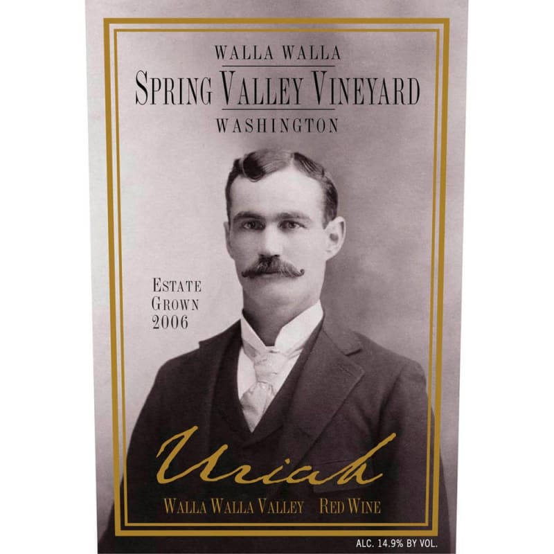 Spring Valley Uriah 2006 Front Label