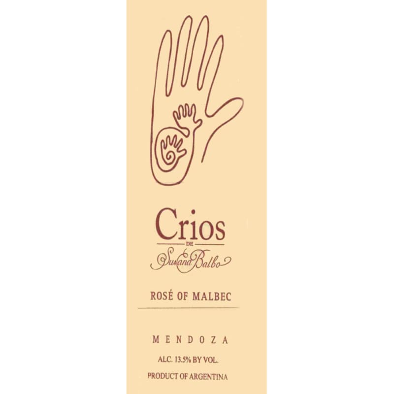 Crios de Susana Balbo Rose of Malbec 2007 Front Label