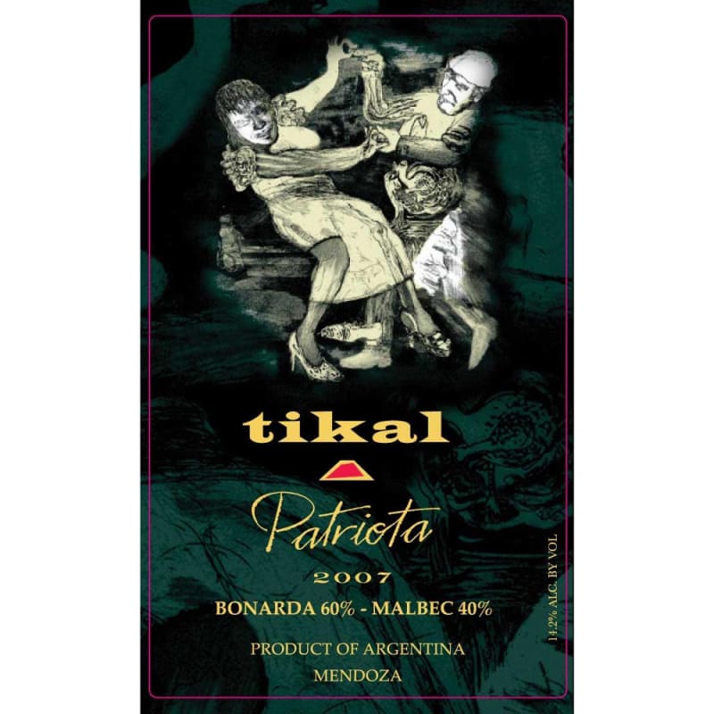 Tikal Patriota 2007 Front Label