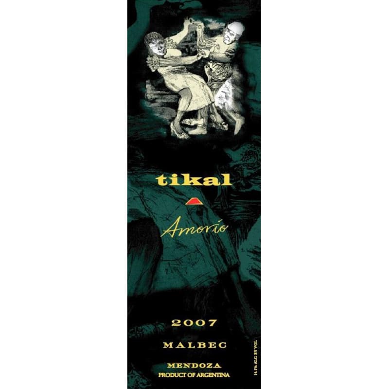 Tikal Amorio Malbec 2007 Front Label