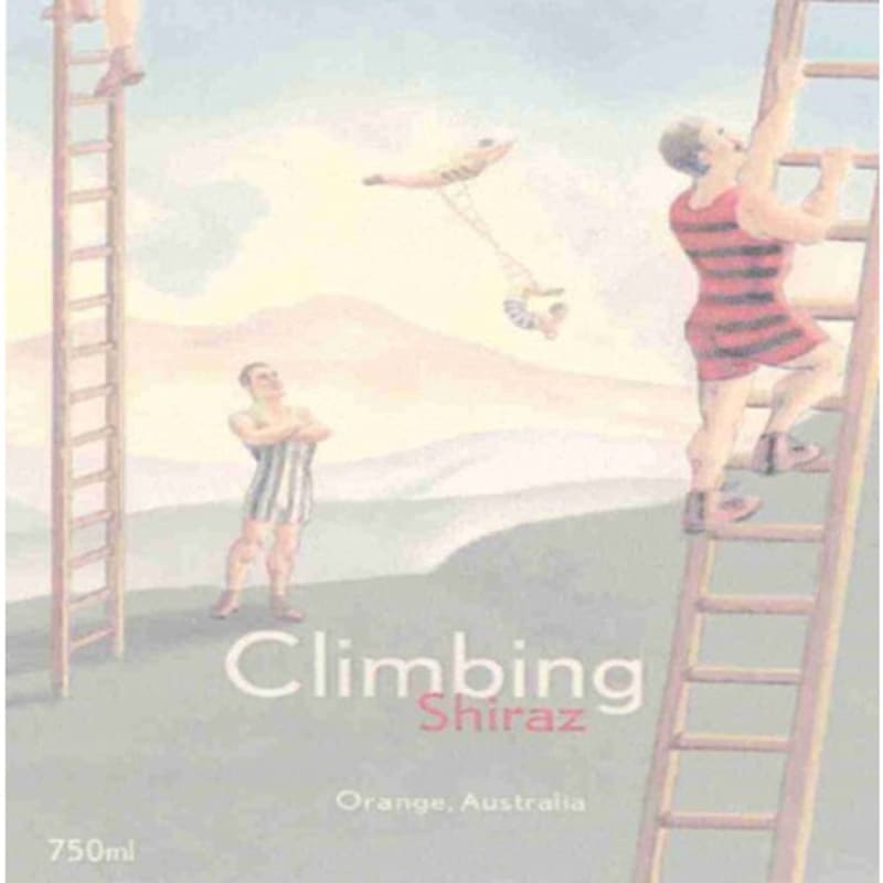 Climbing Shiraz 2006 Front Label