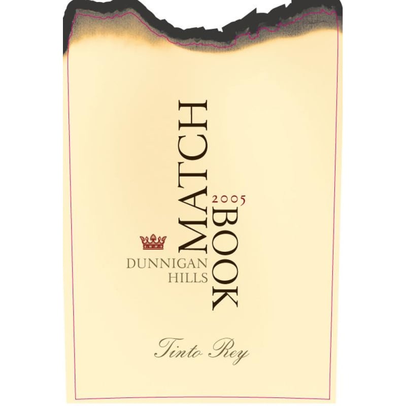 Matchbook Tinto Rey 2005 Front Label