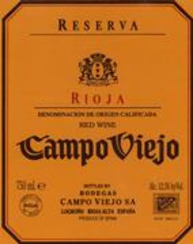 Campo Viejo Rioja Reserva 1994 Front Label