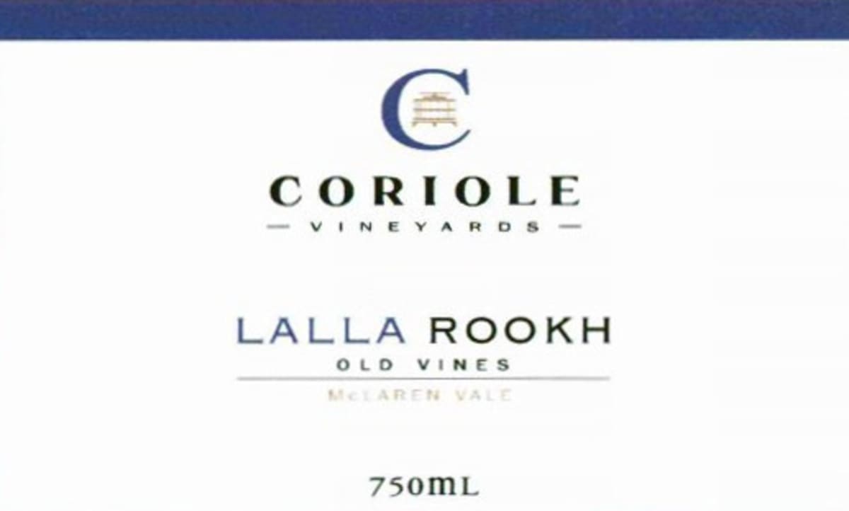 Coriole Vineyards Lalla Rookh Old Vines Grenache Shiraz 2003 Front Label