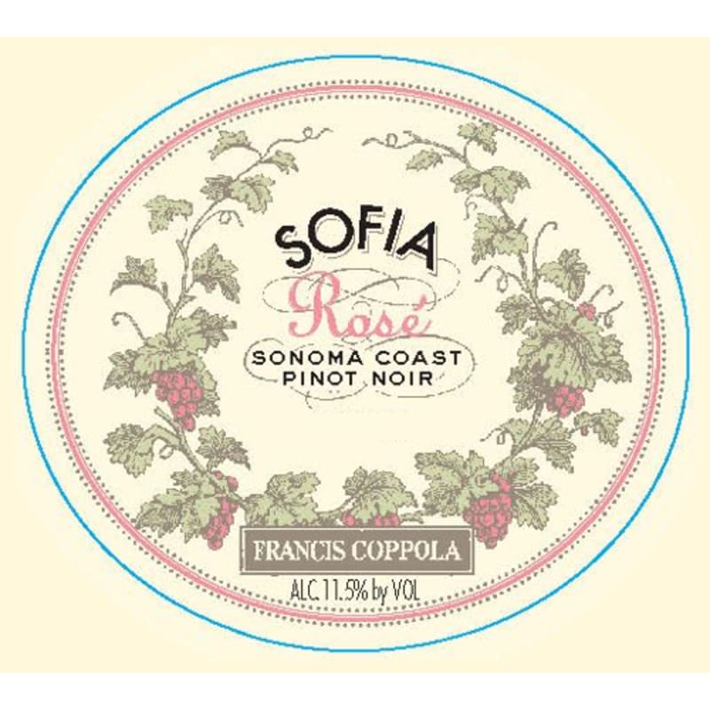 Francis Ford Coppola Sofia Rose 2008 Front Label