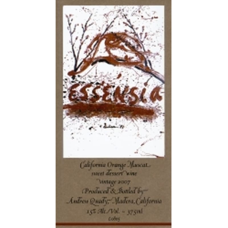 Quady Essensia Orange Muscat 2007 Front Label