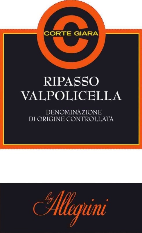 Corte Giara Valpolicella Ripasso 2012 Front Label