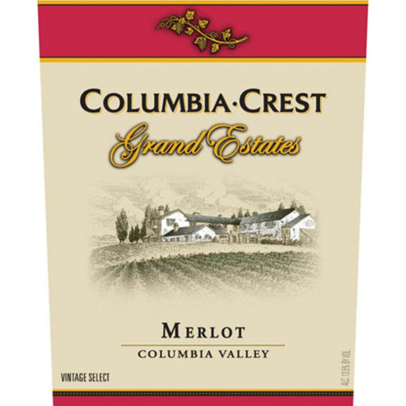 Columbia Crest Grand Estates Merlot 2006 Front Label
