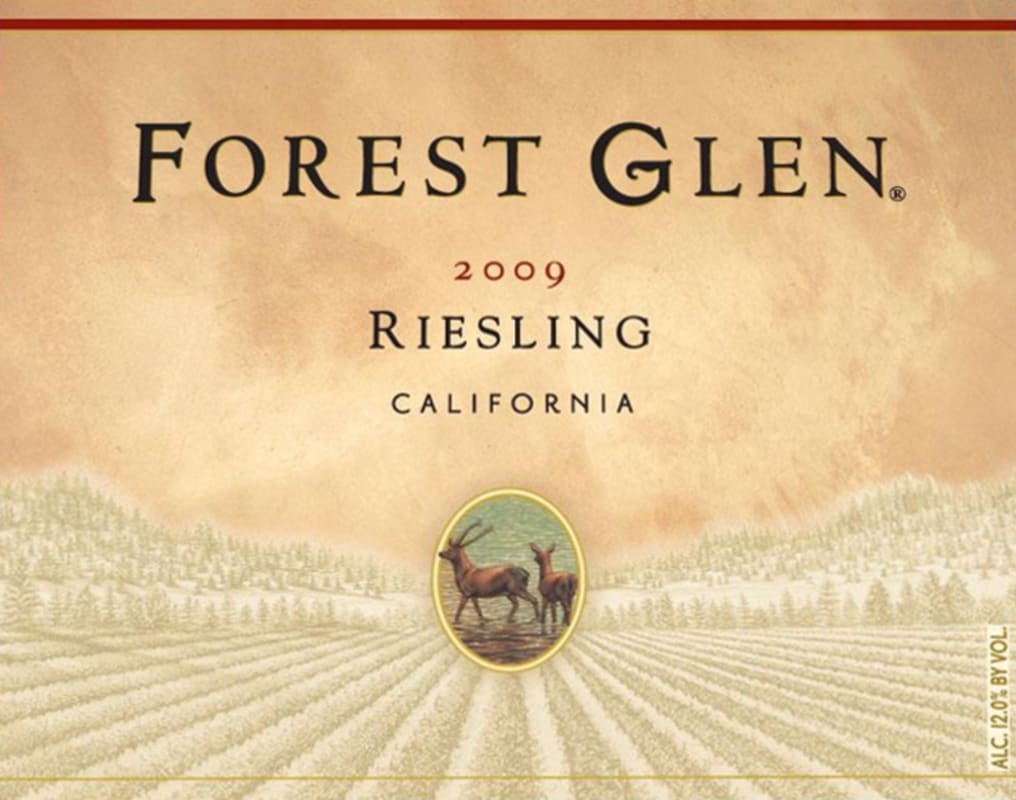 Forest Glen Riesling 2009 Front Label