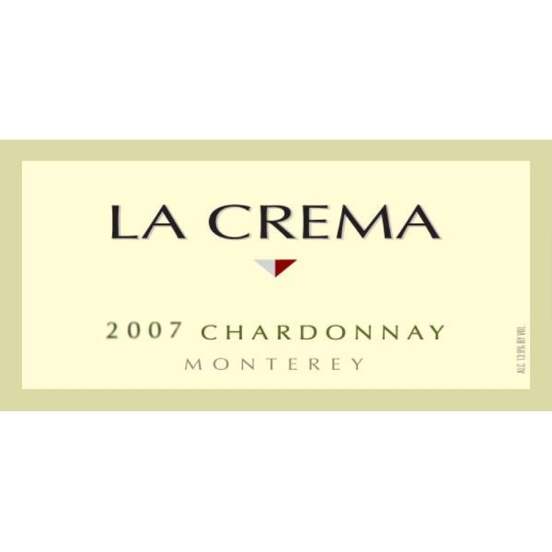 La Crema Monterey Chardonnay 2007 Front Label