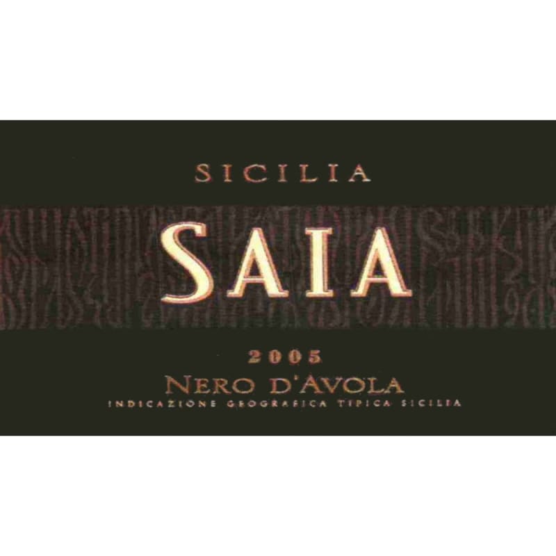 Feudo Maccari Saia 2005 Front Label