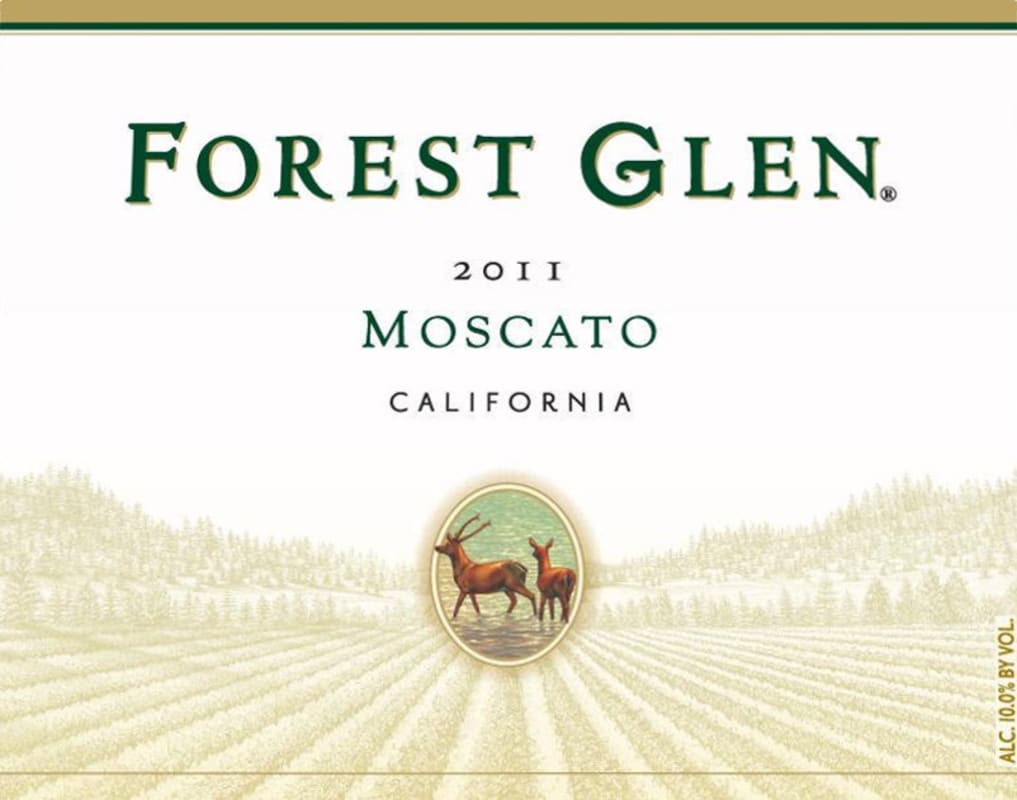 Forest Glen Moscato 2011 Front Label