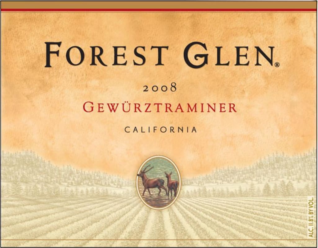 Forest Glen Gewurztraminer 2008 Front Label