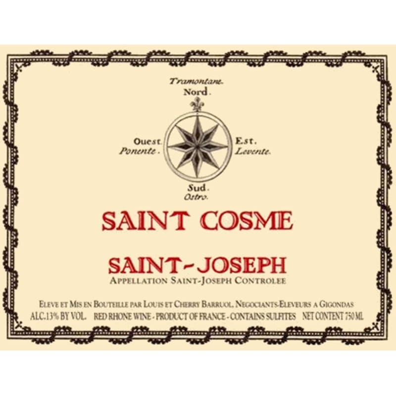 Chateau de Saint Cosme Saint-Joseph 2005 Front Label