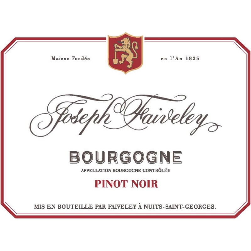 Faiveley Bourgogne Pinot Noir 2007 Front Label