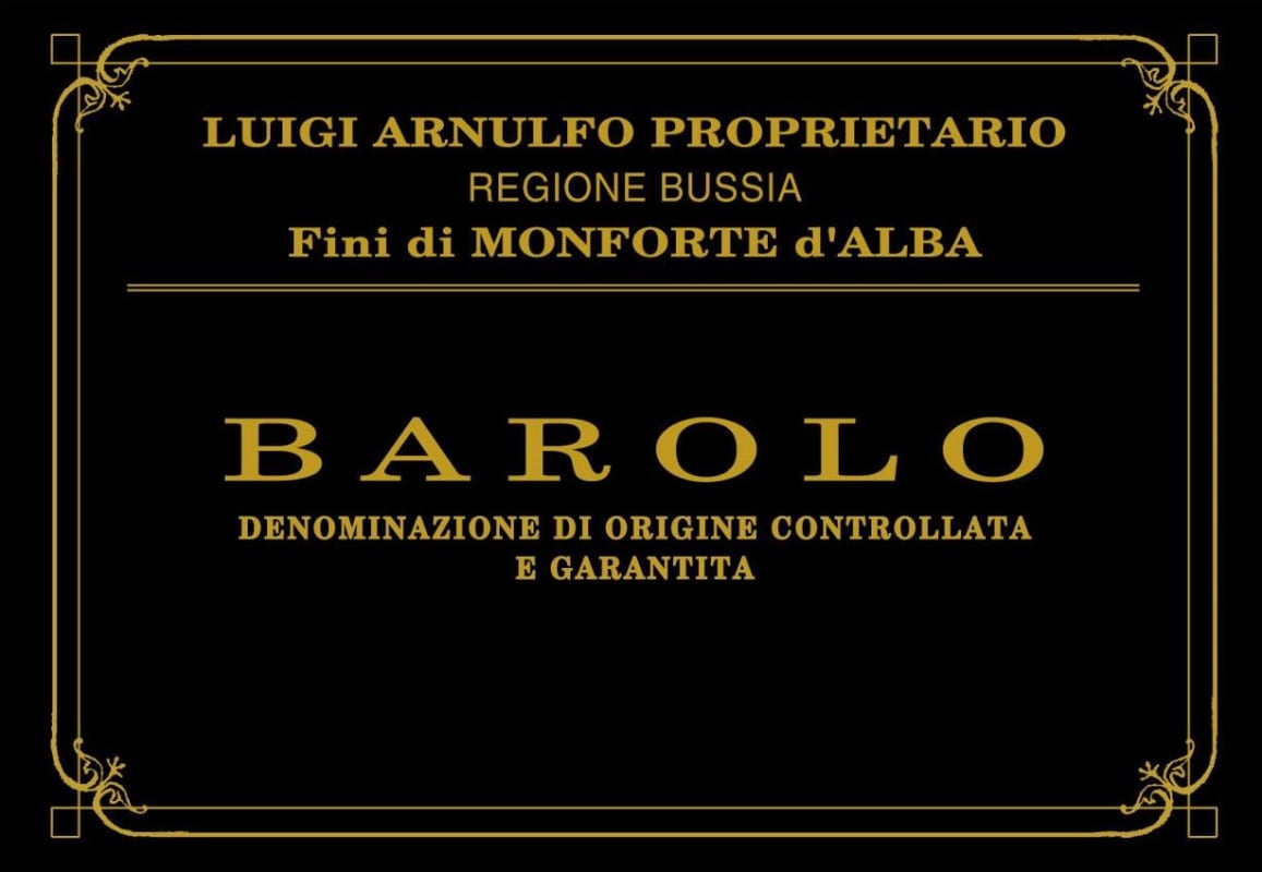 Costa di Bussia Tenuta Arnulfo Luigi Arnulfo Barolo 2010 Front Label
