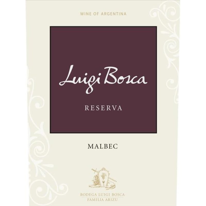 Luigi Bosca Reserve Malbec 2006 Front Label