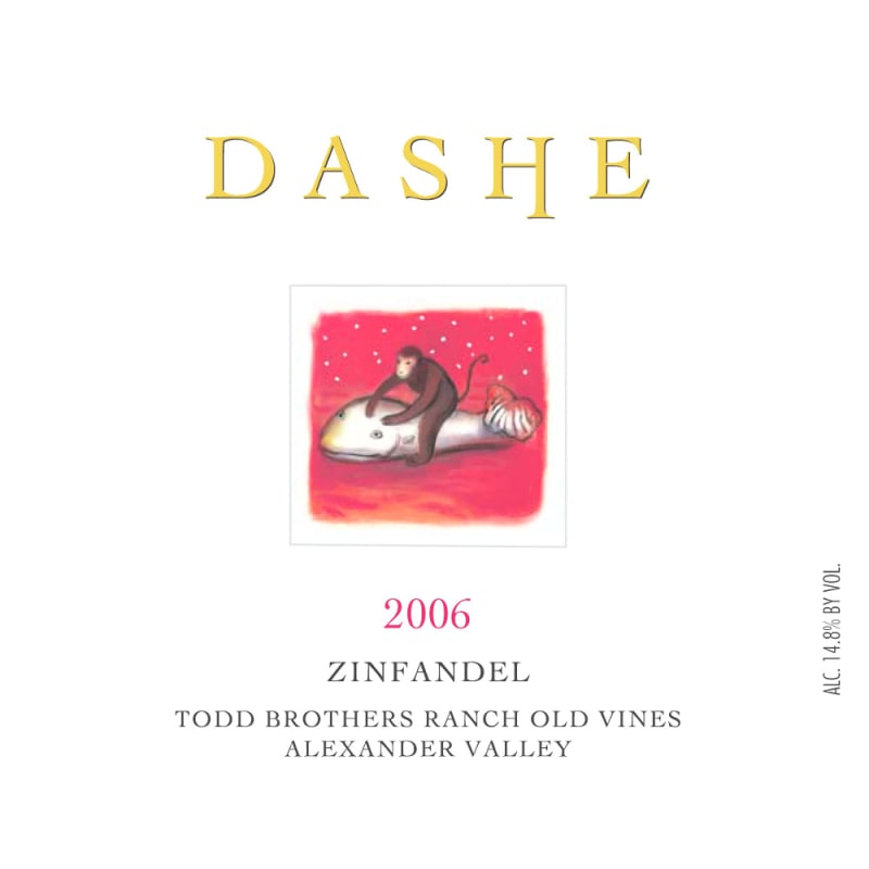 Dashe Todd Brothers Ranch Zinfandel 2006 Front Label