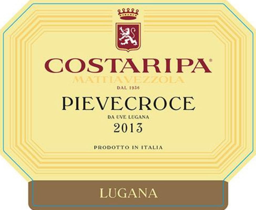 Costaripa Lugana Pievecroce 2013 Front Label