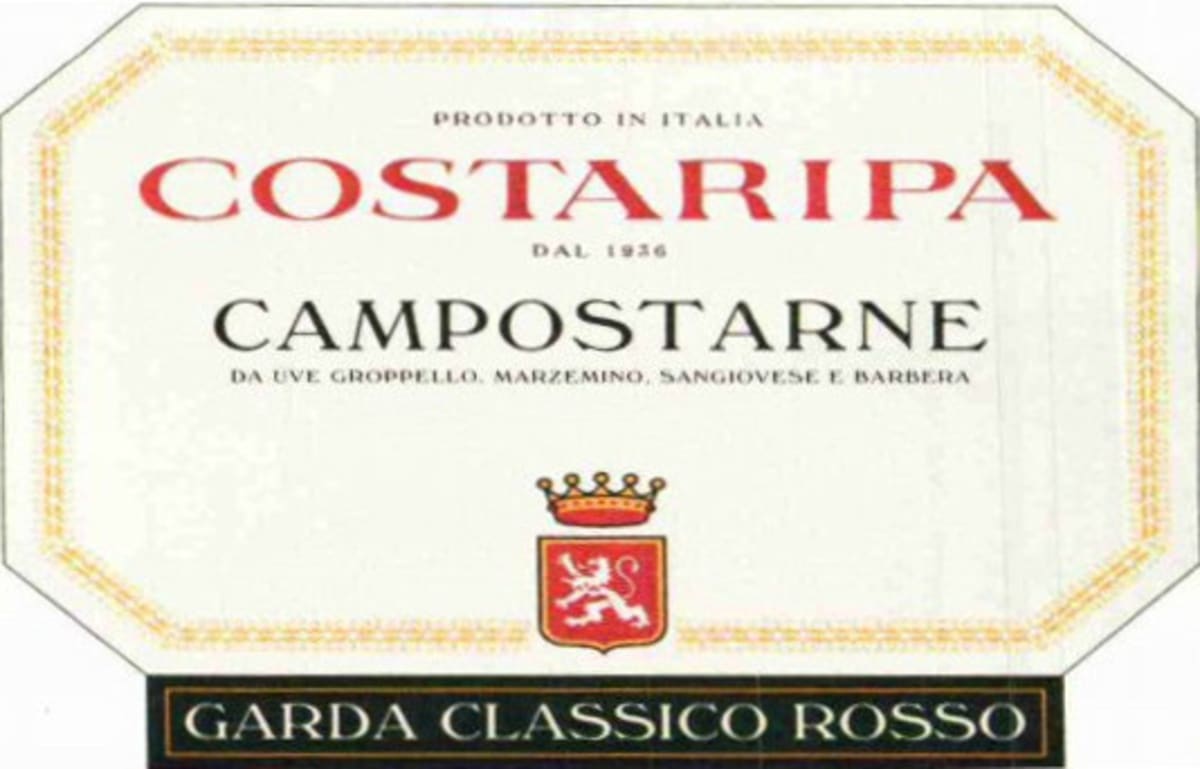 Costaripa Campostarne Garda Classico Rosso 2007 Front Label