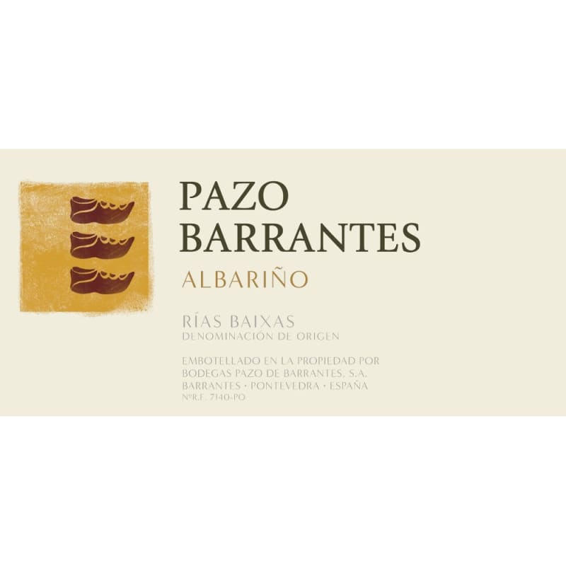 Pazo de Barrantes Albarino 2007 Front Label