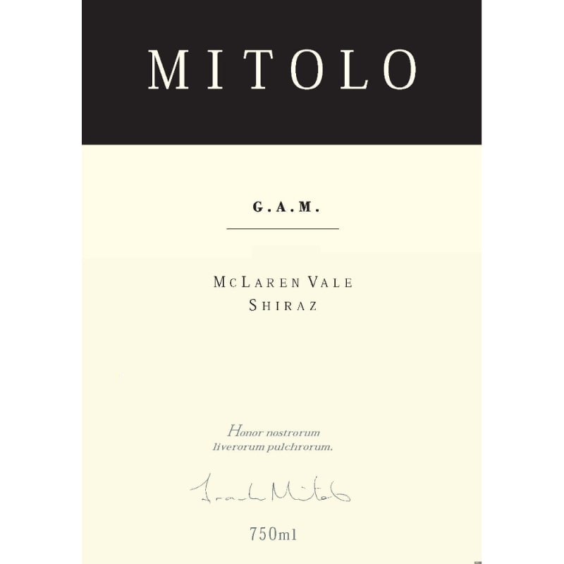 Mitolo G.A.M. 2007 Front Label