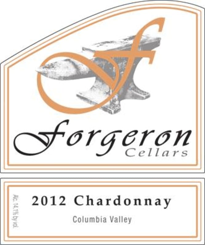 Forgeron Chardonnay 2012 Front Label