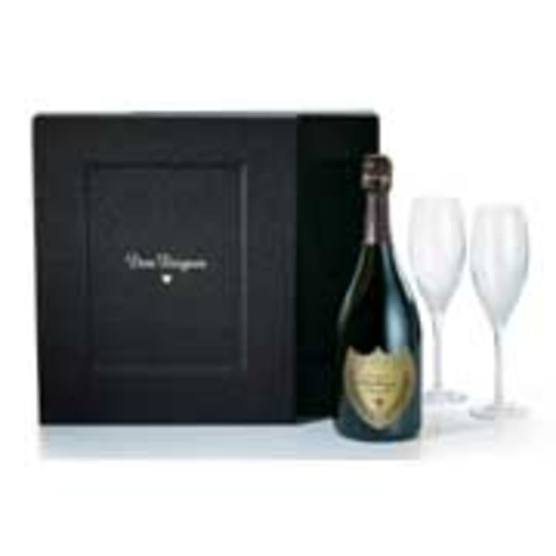 Dom Pérignon Vintage 2000 セット Dom Perignon with 2 Crystal Flutes Gift Pack 2000 | Wine.com