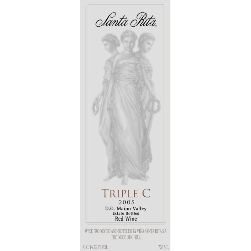 Santa Rita Triple C 2005 Front Label