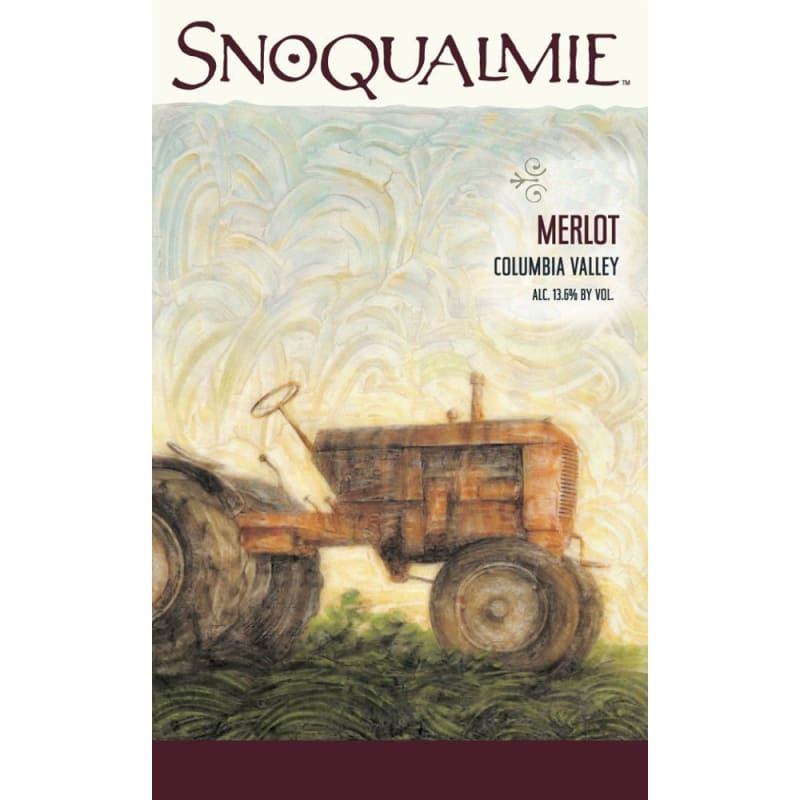 Snoqualmie Merlot 2007 Front Label