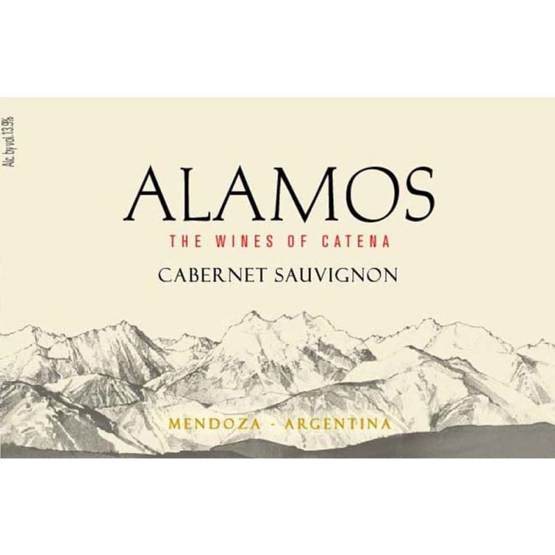 Alamos Cabernet Sauvignon 2008 Front Label