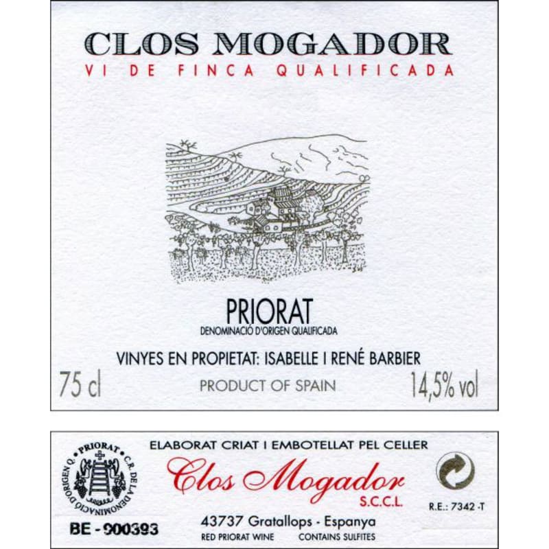 Clos Mogador Priorat 2004 Front Label