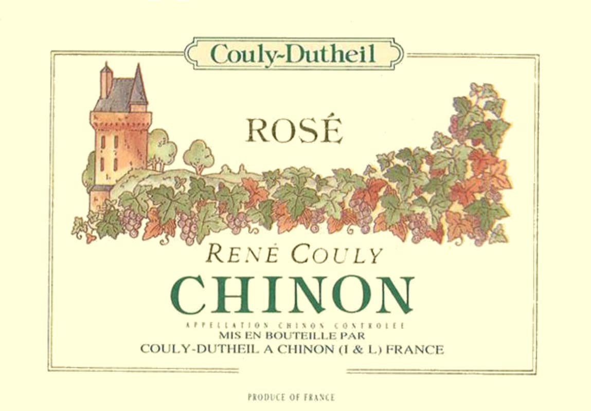 Couly-Dutheil Rene Couly Chinon Rose 2011 Front Label