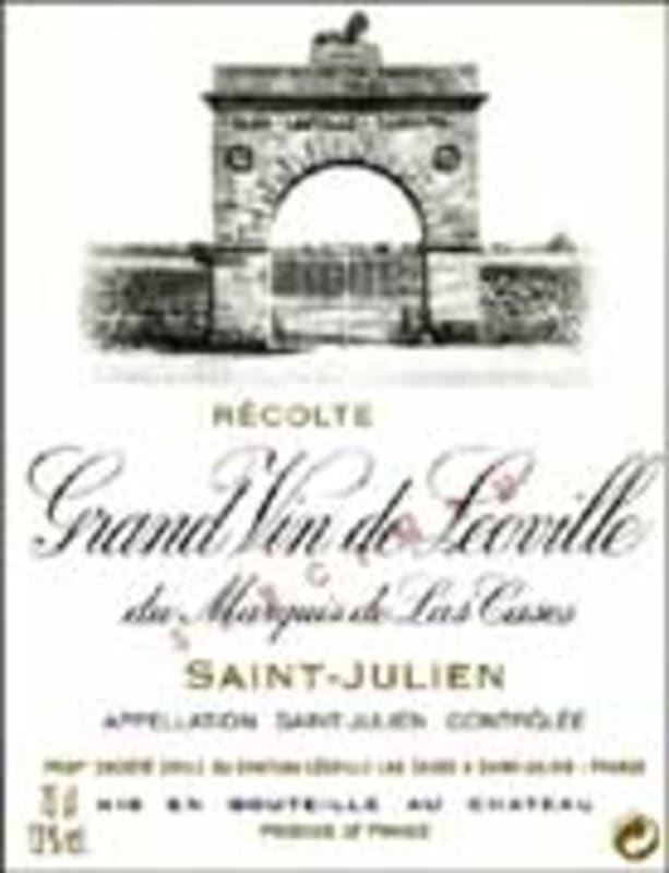Chateau Leoville Las Cases (375ML half-bottle) 2003 Front Label