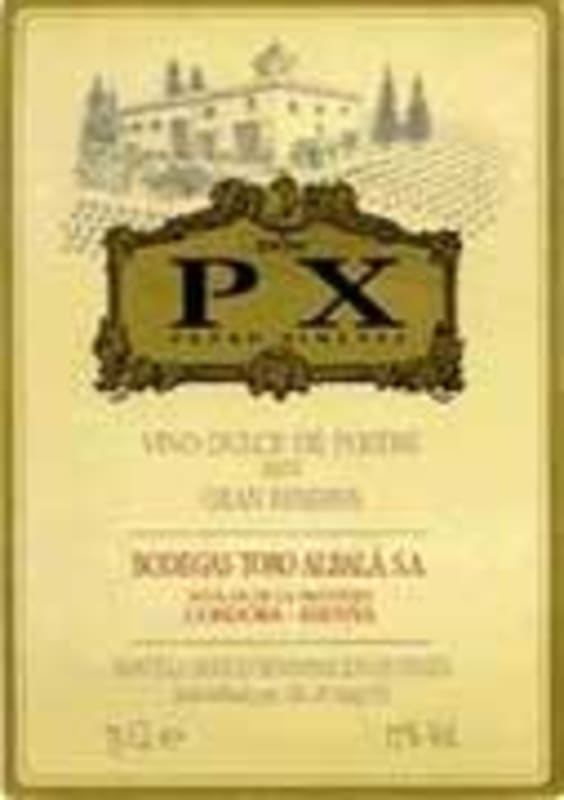 Toro Albala Don PX (375ML half-bottle) 1979 Front Label