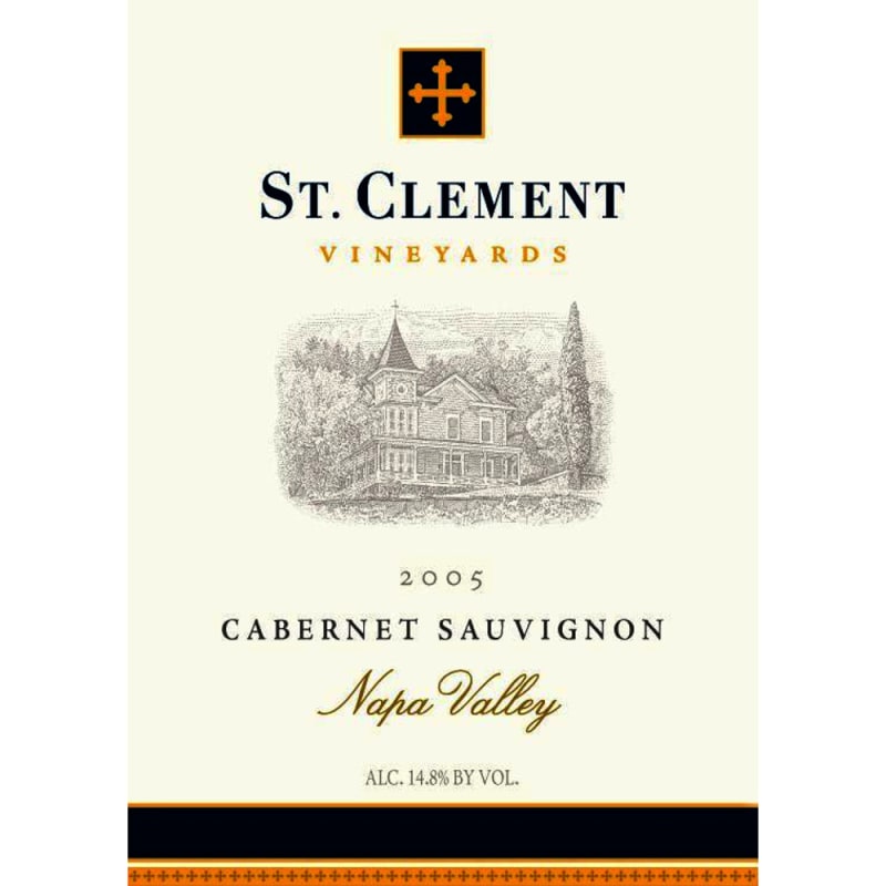 St. Clement Cabernet Sauvignon 2005 Front Label