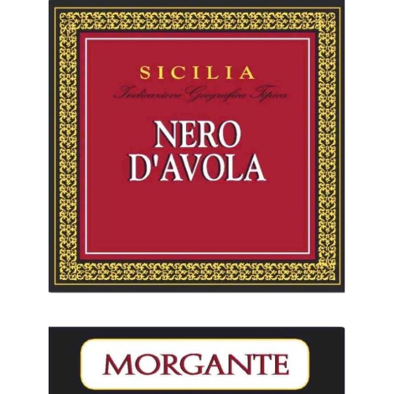 Morgante Nero d'Avola 2007 Front Label