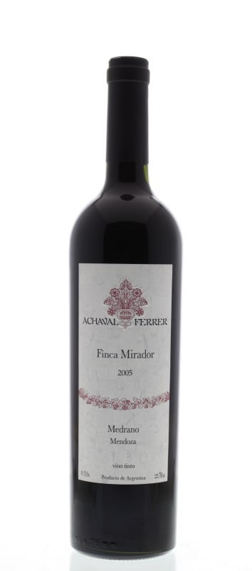 Achaval Ferrer Finca Mirador Malbec 2005 Front Bottle Shot