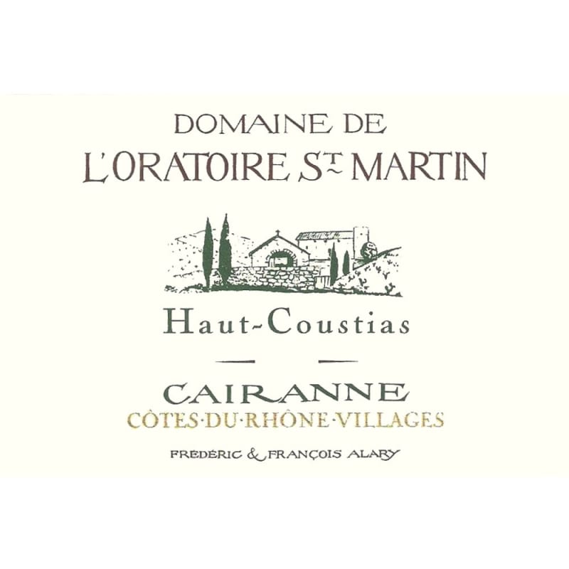 Dom. de L'Oratoire St Martin Cairanne Haut Coustias 2006 Front Label