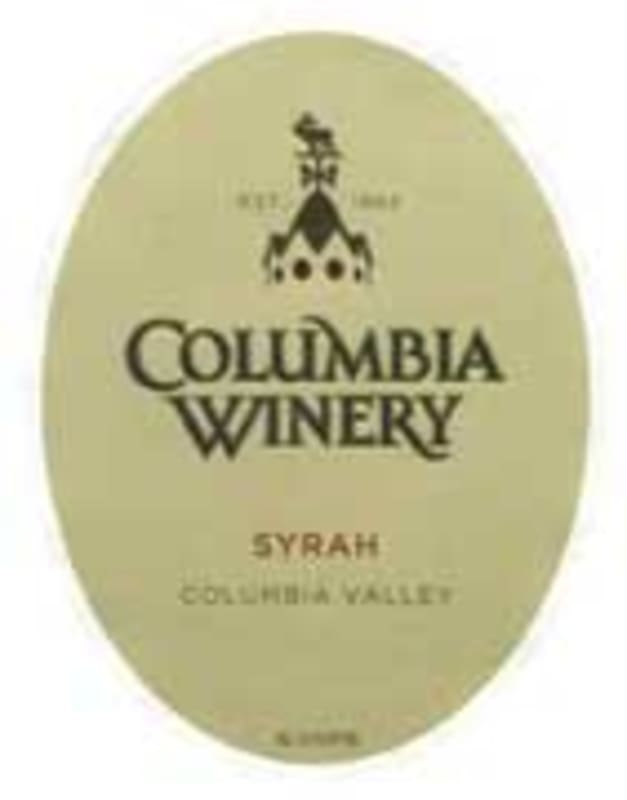 Columbia Winery Columbia Valley Syrah 2004 Front Label