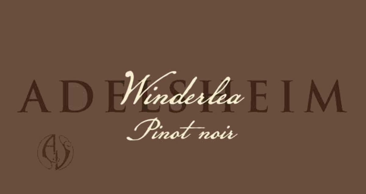 Adelsheim Winderlea Vineyard Pinot Noir 2010 Front Label
