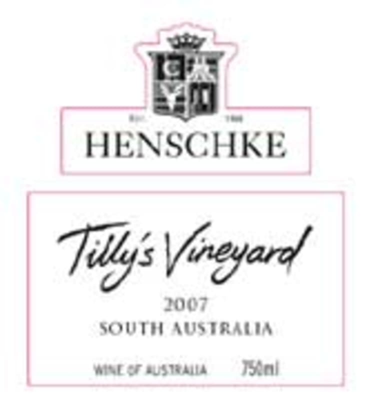 Henschke Tilly's Vineyard White 2007 Front Label