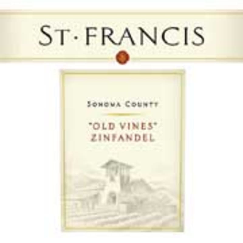 St. Francis Old Vines Zinfandel 2006 Front Label