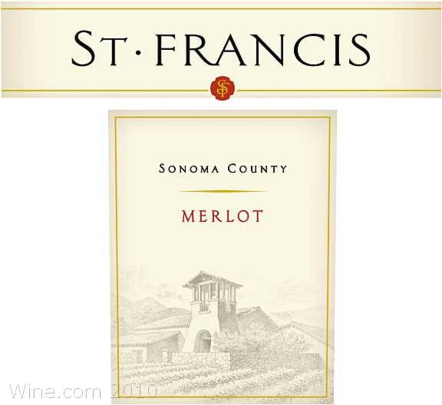 St. Francis Merlot 2006 Front Label