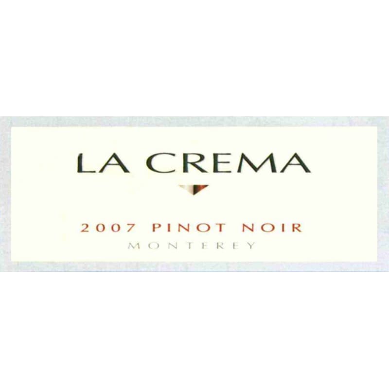La Crema Monterey Pinot Noir 2007 Front Label