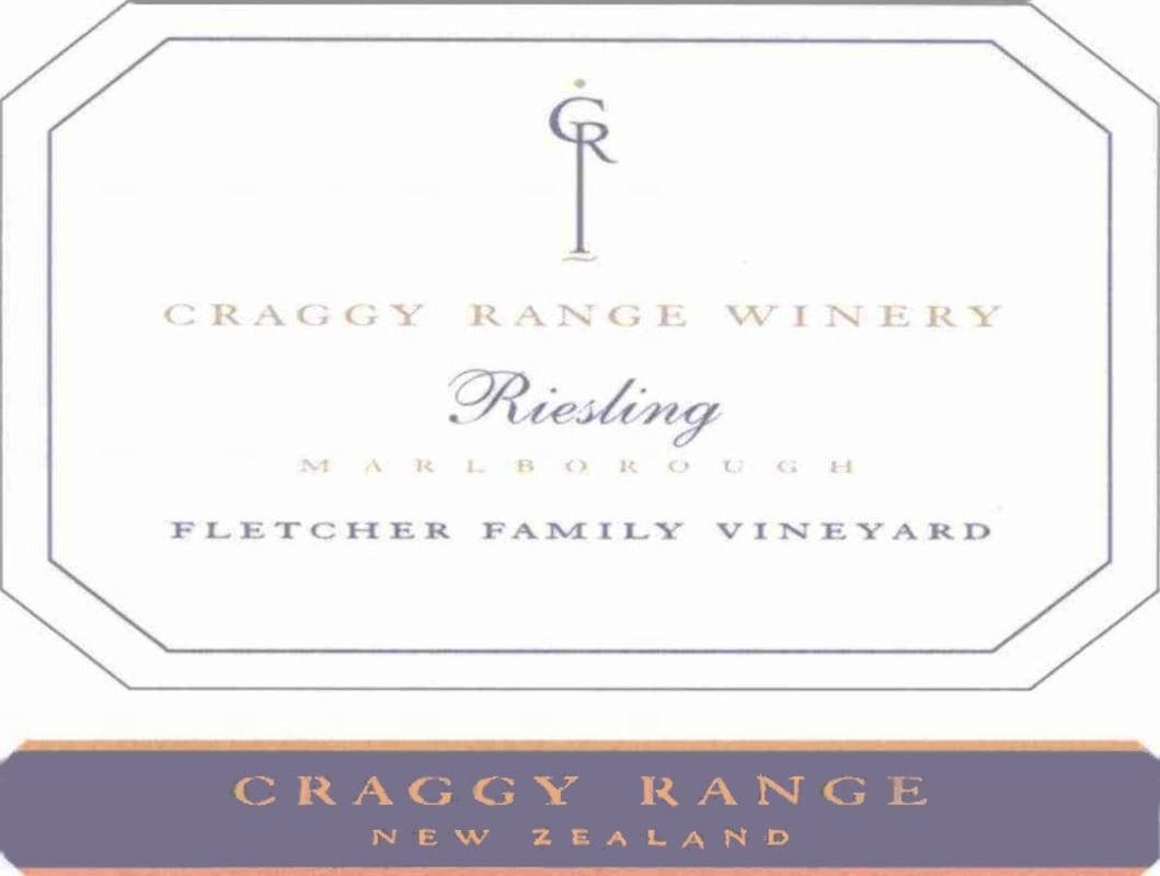 Craggy Range Winery Fletcher Family Riesling 2008 Front Label