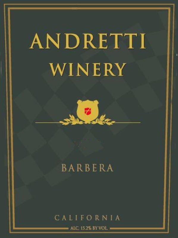 Andretti Barbera 2014 Front Label