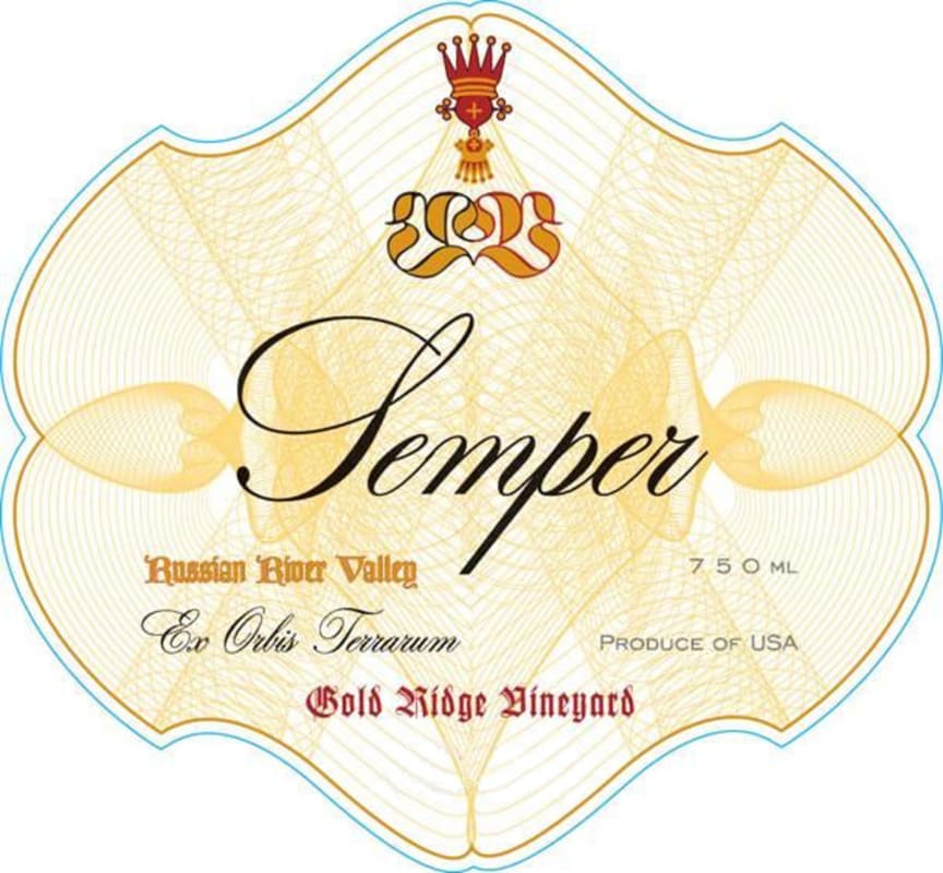 Semper Gold Ridge Pinot Noir 2010 Front Label